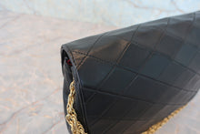 画像をギャラリービューアに読み込む, CHANEL/シャネル マトラッセチェーンショルダーバッグ ラムスキン ブラック/ゴールド金具 ショルダーバッグ 800040134