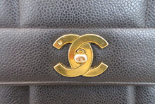 Load image into Gallery viewer, CHANEL Mademoiselle Hand bag Caviar skin Black/Gold hadware Hand bag 700030005