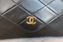 画像をギャラリービューアに読み込む, CHANEL/シャネル マトラッセチェーンショルダーバッグ ラムスキン ブラック/ゴールド金具 ショルダーバッグ 800040134