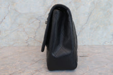 Load image into Gallery viewer, CHANEL Medium Matelasse single flap chain shoulder bag Lambskin Black/Silver hadware Shoulder bag 700090027