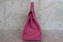 画像をギャラリービューアに読み込む, HERMES/エルメス オータクロア28 シェーブル フューシャピンク □J刻印 ハンドバッグ 700070079