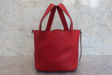 画像をギャラリービューアに読み込む, HERMES/エルメス ピコタンロックMM トリヨンクレマンス ルージュカザック □Q刻印 ハンドバッグ 800020036