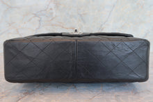 Load image into Gallery viewer, CHANEL Medium Matelasse single flap chain shoulder bag Lambskin Black/Silver hadware Shoulder bag 700090027