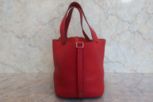 画像をギャラリービューアに読み込む, HERMES/エルメス ピコタンロックMM トリヨンクレマンス ルージュカザック □Q刻印 ハンドバッグ 800020036