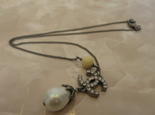 将图片加载到图库查看器,CHANEL/香奈儿 经典双C 水钻 项链  镀银  Silver/银色  项链  300010058