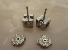 將圖片載入圖庫檢視器 HERMES/エルメス Hキューブピアス  銀メッキ  ピンク  ピアス  300010098