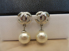 將圖片載入圖庫檢視器 CHANEL/シャネル ココマークピアス  銀メッキ  シルバー  ピアス  20120106