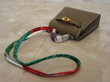将图片加载到图库查看器,HERMES MINI MINI Bag charm KERRY Twilly  Box carf leather Y刻印  Etoupe gray  Bag charm  20100029