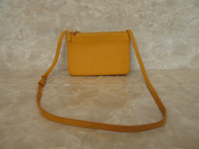 Load image into Gallery viewer, CELINE Trio Leather Yellow Shoulder Bag 20100047