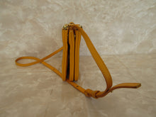Load image into Gallery viewer, CELINE Trio Leather Yellow Shoulder Bag 20100047