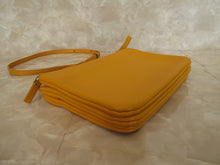 Load image into Gallery viewer, CELINE Trio Leather Yellow Shoulder Bag 20100047