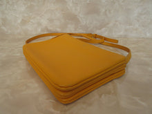 Load image into Gallery viewer, CELINE Trio Leather Yellow Shoulder Bag 20100047