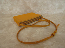 Load image into Gallery viewer, CELINE Trio Leather Yellow Shoulder Bag 20100047