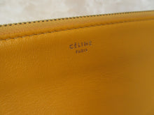 Load image into Gallery viewer, CELINE Trio Leather Yellow Shoulder Bag 20100047