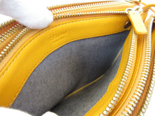 Load image into Gallery viewer, CELINE Trio Leather Yellow Shoulder Bag 20100047