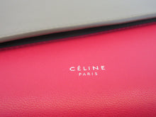 Load image into Gallery viewer, CELINE Large flap on Chain Wallet  Leather  Gray/Pink  Shoulder bag  20110073