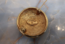 Load image into Gallery viewer, CHANEL CC mark brooch Gold plate Gold Brooch 400050037