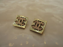 將圖片載入圖庫檢視器 CHANEL/シャネル ココマークラインストーンイヤリング  金メッキ  ゴールド  イヤリング   300010170
