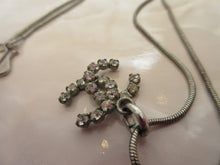 将图片加载到图库查看器,CHANEL/香奈儿 经典双C 水钻 项链 镀银 Silver/银色  项链  300010091