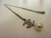 将图片加载到图库查看器,CHANEL/香奈儿 经典双C 水钻 项链  镀银  Silver/镀银  项链  20110160