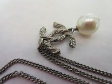 将图片加载到图库查看器,CHANEL/香奈儿 经典双C 水钻 项链  镀银  Silver/镀银  项链  20110160