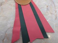 Load image into Gallery viewer, HERMES Paddock Flot Vache Hunter/Agneau Milo Pink/Green Bag charm 400010178
