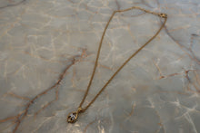 將圖片載入圖庫檢視器 NINA RICCI/ニナリッチ ラインストーンネックレス 金メッキ ゴールド ネックレス 500020017
