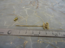 将图片加载到图库查看器,CHANEL/香奈儿 水钻 经典双C 针式胸针 镀金 Gold(金色) 胸针 400040031