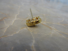 将图片加载到图库查看器,CHANEL/香奈儿 水钻 经典双C 针式胸针 镀金 Gold(金色) 胸针 400040031