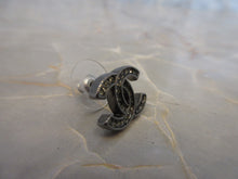 将图片加载到图库查看器,CHANEL/香奈儿 水钻 经典双C 耳环 镀银 Silver(银色) 耳环 400040026