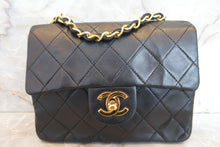 画像をギャラリービューアに読み込む, CHANEL/シャネル ミニマトラッセシングルフラップチェーンショルダーバッグ ラムスキン ブラック/ゴールド金具 ショルダーバッグ 700080016
