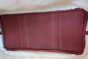HERMES／エルメス ガーデンパーティPM ネゴンダ ルージュアッシュ □O刻印 トートバッグ 700100057