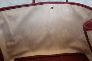 HERMES／エルメス ガーデンパーティPM ネゴンダ ルージュアッシュ □O刻印 トートバッグ 700100057