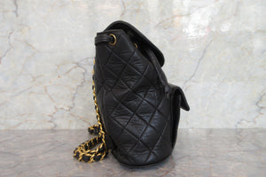 CHANEL/シャネル マトラッセチェーンリュック ラムスキン ブラック/ゴールド金具 リュック 700080167