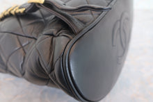 Load image into Gallery viewer, CHANEL Matelasse Chain back pack Lambskin Black/Gold hadware Back pack 700120197
