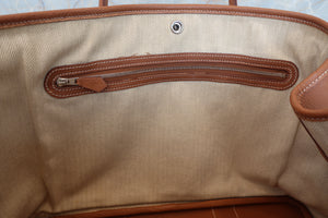 HERMES／エルメス ガーデンパーティPM ネゴンダ ゴールド □L刻印 トートバッグ 700060165