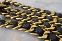 Load image into Gallery viewer, CHANEL Matelasse Chain back pack Lambskin Black/Gold hadware Back pack 700120197
