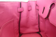 画像をギャラリービューアに読み込む, HERMES／エルメス オータクロア28 シェーブル フューシャピンク □J刻印 ハンドバッグ 700070079
