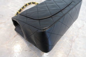 CHANEL/シャネル ミニマトラッセシングルフラップチェーンショルダーバッグ ラムスキン ブラック/ゴールド金具 ショルダーバッグ 700080016