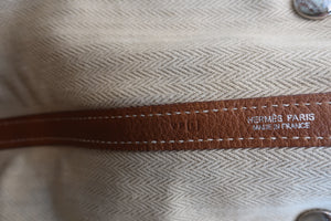 HERMES／エルメス ガーデンパーティPM ネゴンダ ゴールド □L刻印 トートバッグ 700060165