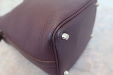 将图片加载到图库查看器，HERMES PICOTIN LOCK PM Clemence leather Raisin □R刻印 Hand bag 600080002
