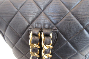 CHANEL/シャネル マトラッセチェーンリュック ラムスキン ブラック/ゴールド金具 リュック 700080167