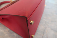 画像をギャラリービューアに読み込む, HERMES／エルメス ケリー28 クシュベル ルージュヴィフ 〇W刻印 ショルダーバッグ 800020020
