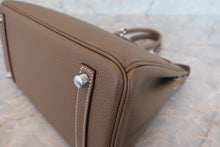 Load image into Gallery viewer, HERMES BIRKIN 25 Togo leather Etoupe gray D Engraving Hand bag 700060108
