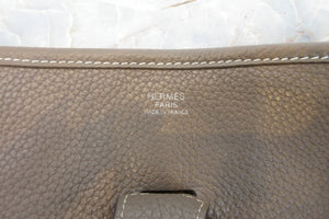 HERMES／エルメス エブリン3GM トリヨンクレマンス エトゥープ □P刻印 ショルダーバッグ 700030007