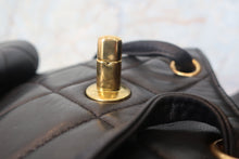 Load image into Gallery viewer, CHANEL Matelasse Chain back pack Lambskin Black/Gold hadware Back pack 700120197
