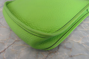HERMES／エルメス エブリンTPM トリヨンクレマンス アップルグリーン ショルダーバッグ 700050085