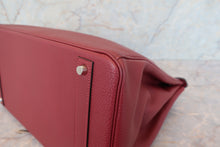 画像をギャラリービューアに読み込む, HERMES／エルメス バーキン40 トリヨンクレマンス ルージュアッシュ □E刻印 ハンドバッグ 700110094
