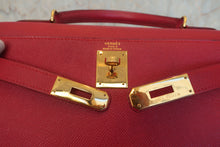 画像をギャラリービューアに読み込む, HERMES／エルメス ケリー28 クシュベル ルージュヴィフ 〇W刻印 ショルダーバッグ 800020020
