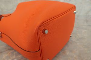 HERMES／エルメス ピコタンロックＰＭ トリヨンクレマンス フー □R刻印 ハンドバッグ 500120078